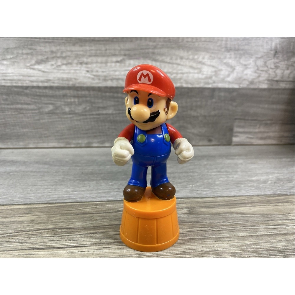 Mario Barrel Action Figure‎ 4.5" Nintendo